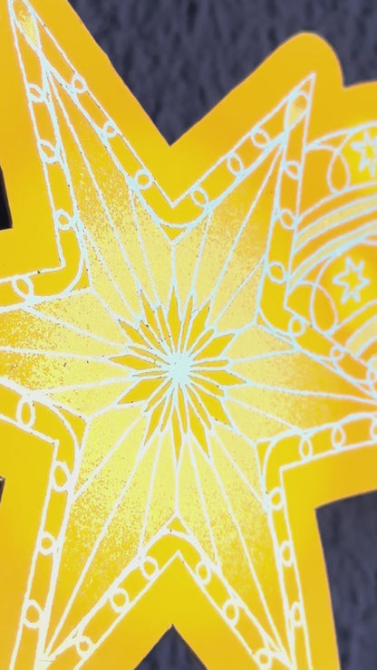 Twinkling Morning Star - Bookmark/Card